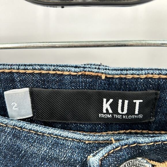 KUT From the Kloth Women's Catherine Boyfriend Medium Wash Jeans Size 2 - Picture 5 of 16